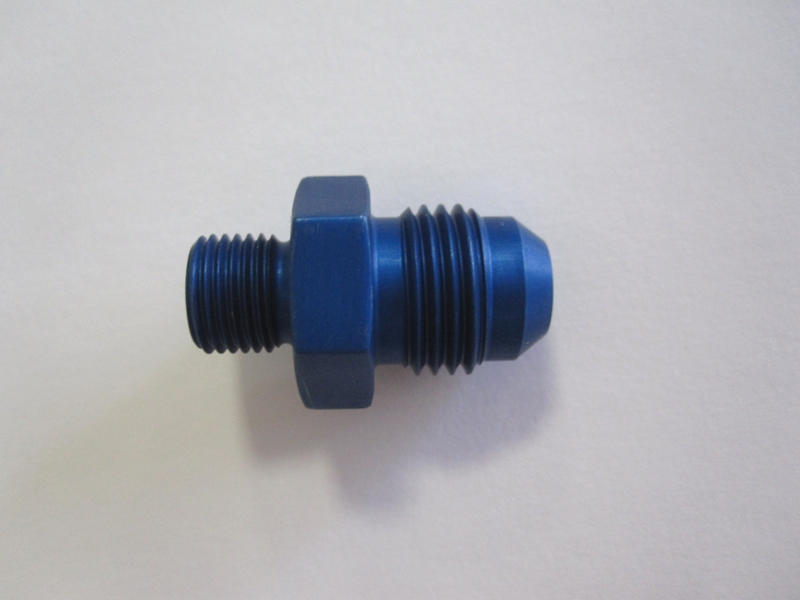 Aluadapter JIC/DIN  06AN, Dash 6  (9/16-18 UNF)  / M10x1,0
