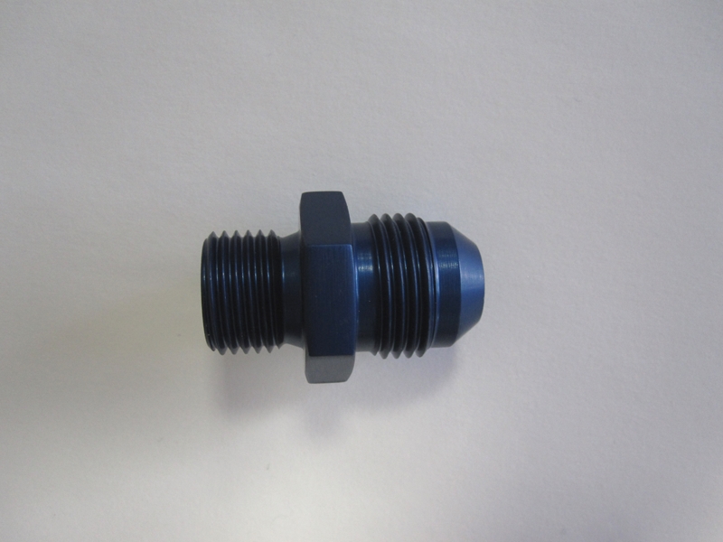 Aluadapter JIC/BSP  08AN, Dash 8  (3/4-16 UNF) / 3/8 BSP
